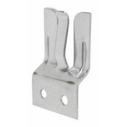 Uchwyt mikrofonu CB radio metalowy srebrny