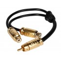 Kabel RCA Headshot RCY-2F1M-0.25 łącznik