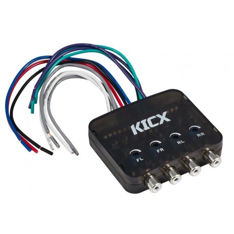 Konwerter RCA KICX HL04MS poziomu sygnału 4 kanałowy