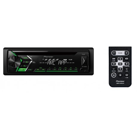 RADIO PIONEER CD DEH-S101UBG CD+USB GREEN + PILOT