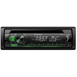 RADIO PIONEER CD DEH-S110UBG CD+USB GREEN