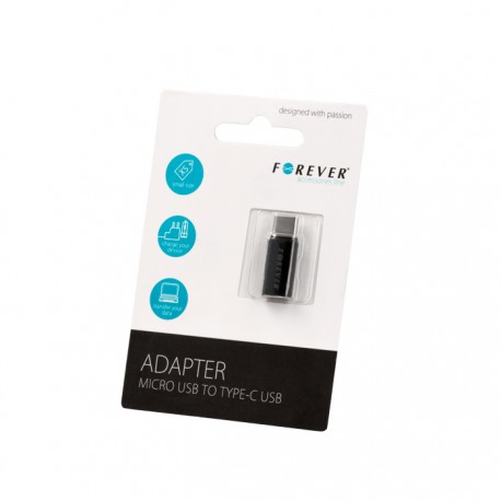 Adapter Forever microUSB / typ-C