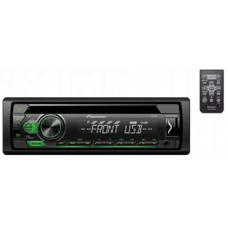 RADIO PIONEER CD DEH-S111UBG CD+USB GREEN + PILOT