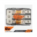 Oprawa bezpiecznik rozdzielacz SP Audio SPMANL-03 + 3x bezpiecznik