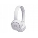 SŁUCHAWKI JBL TUNE500BT TUNE500BTWHT (NAUSZNE BLUETOOTH Z WBUDOWANYM MIKROFONEM