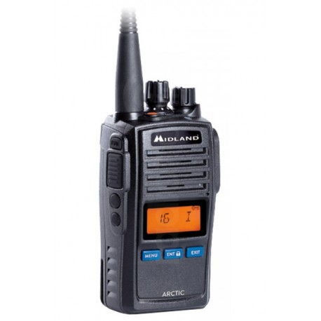 RADIO MORSKIE ARCTIC IP67 czarne "MIDLAND" C1240 marine