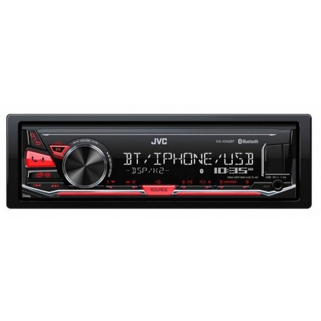 Radio samochodowe JVC KD-X342BT z portem USB, wejściem AUX , BLUETOOTH