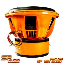 Głośnik SP audio SP15X SUBWOOFER 38CM 6000 WATT RMS DUAL 2 OHM (NEW 2016) PIANKA