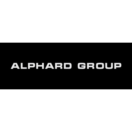 Naklejka Alphard Group - biała