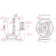 Alternator A6378 210A