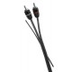 KABEL RCA SYGNAŁOWY 1XEKRAN+ STER 1M AUDIO UNO PHONOCAR 6011