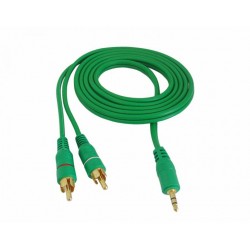 Kabel 2xRCA-Jack 3.5mm.1.5m