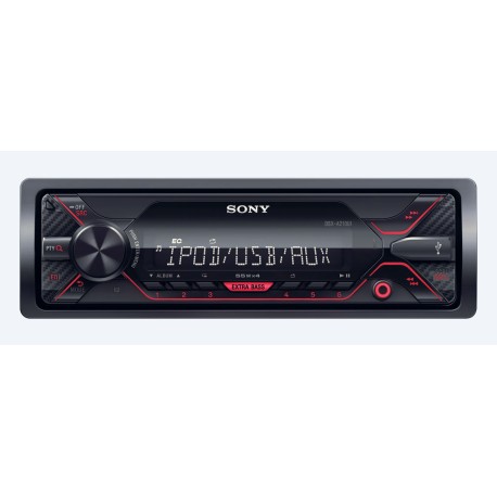 RADIO SAMOCHODOWE SONY DSX-A210UI BEZ CD/USB RED