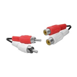 Kabel 2x wtyk - 2x gn RCA 7.5m