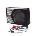 Subwoofer aktywny KICX GT403BPA wąski + KABLE